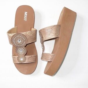 Mix It Python Strap Strappy Women's Wedge